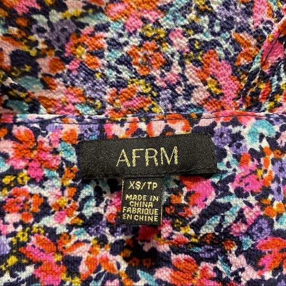 AFRM Sims Floral Print Peplum Camisole Top Size XS - Picture 2 of 7